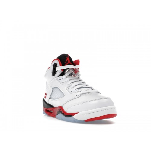 Air Jordan 5 Retro GS Fire Red 2025 - подростковая сетка размеров