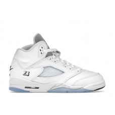 Подростковые Jordan 5 Retro White Metallic (2026) (GS)