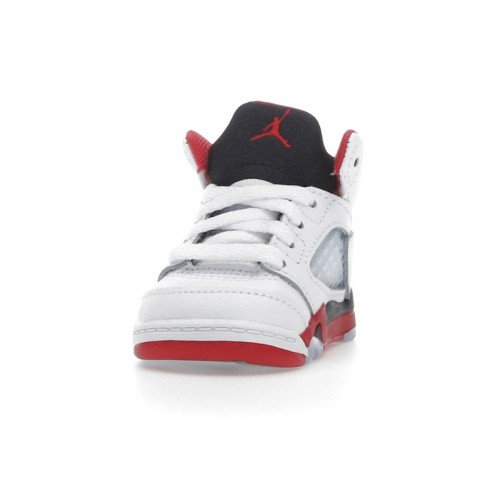 Air Jordan 5 Retro TD Fire Red 2025 - детская сетка размеров