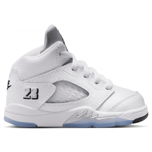 Air Jordan Jordan 5 Retro TD White Metallic Silver 2026 - детская сетка размеров