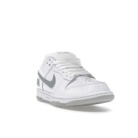 Nike SB Dunk Low Supreme 94 White Metallic Silver