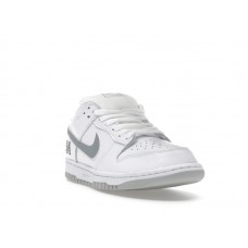 Nike SB Dunk Low Supreme 94 White Metallic Silver
