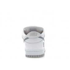 Nike SB Dunk Low Supreme 94 White Metallic Silver