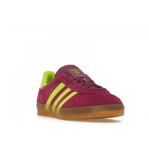 Кроссы adidas Gazelle Indoor Shock Purple (W) - женская сетка размеров