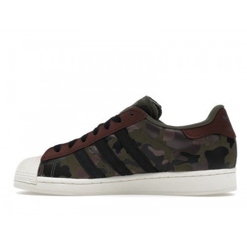 adidas Superstar Camo Olive Strata - мужская сетка размеров