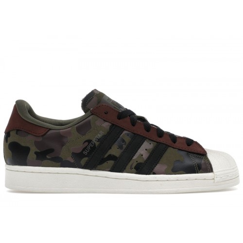 adidas Superstar Camo Olive Strata - мужская сетка размеров