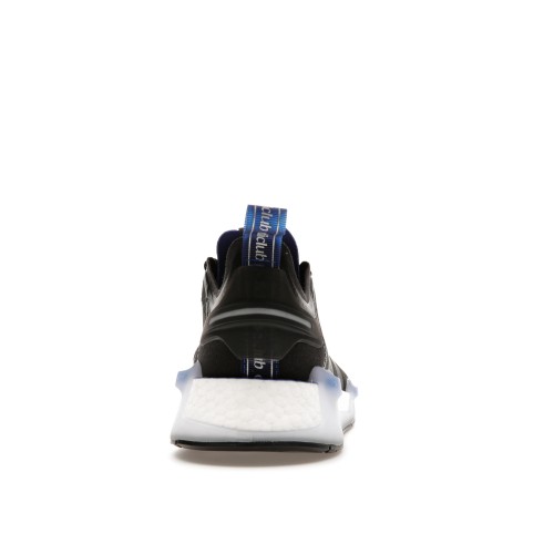 Кроссы adidas NMD R1 V3 Black White Royal Blue - мужская сетка размеров