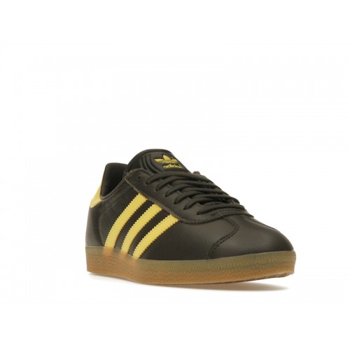 Кроссы adidas Gazelle Shadow Olive Yellow Gum - мужская сетка размеров