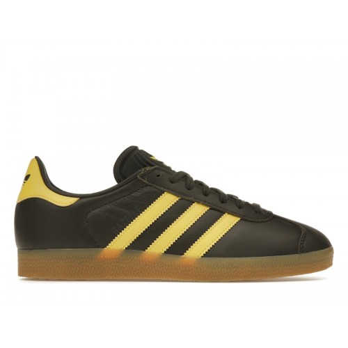 Кроссы adidas Gazelle Shadow Olive Yellow Gum - мужская сетка размеров