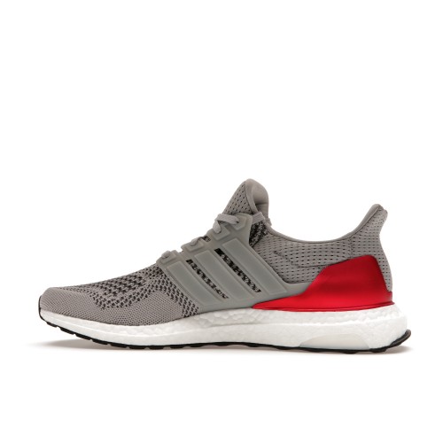 Кроссы adidas Ultra Boost 1.0 DNA Grey Scarlet - мужская сетка размеров