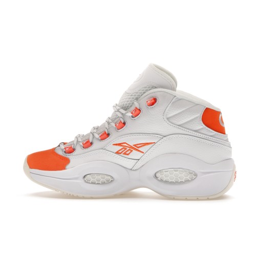 Кроссы Reebok Question Mid Orange Toe - мужская сетка размеров