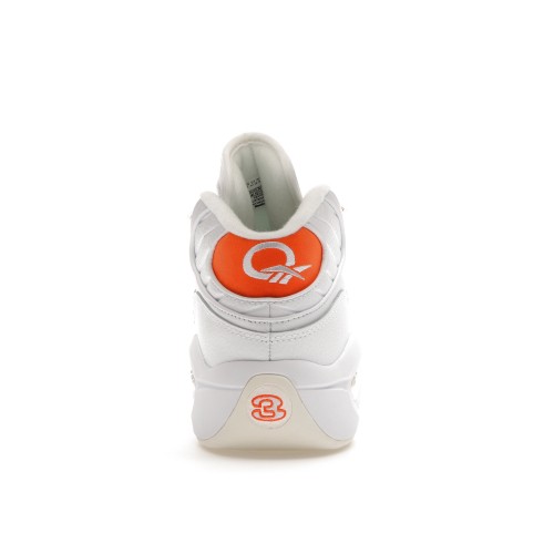 Кроссы Reebok Question Mid Orange Toe - мужская сетка размеров