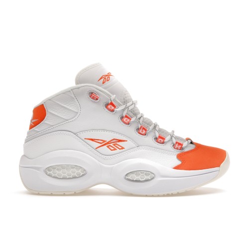 Кроссы Reebok Question Mid Orange Toe - мужская сетка размеров