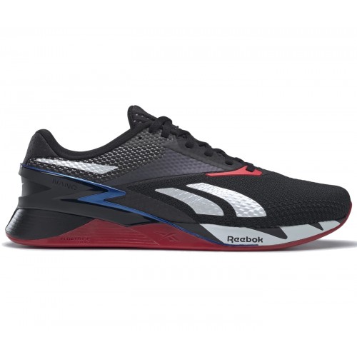 Кроссы Reebok Nano X3 Black Blue Red - мужская сетка размеров