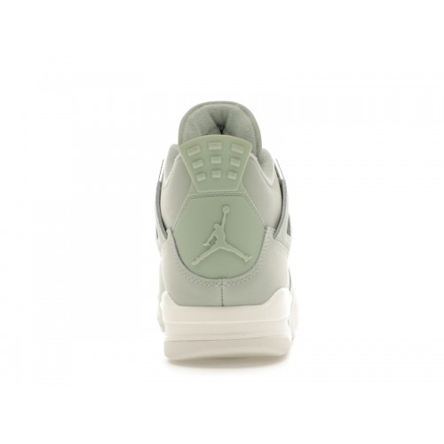 Кроссы Jordan 4 Retro Seafoam Sail (W) - женская сетка размеров