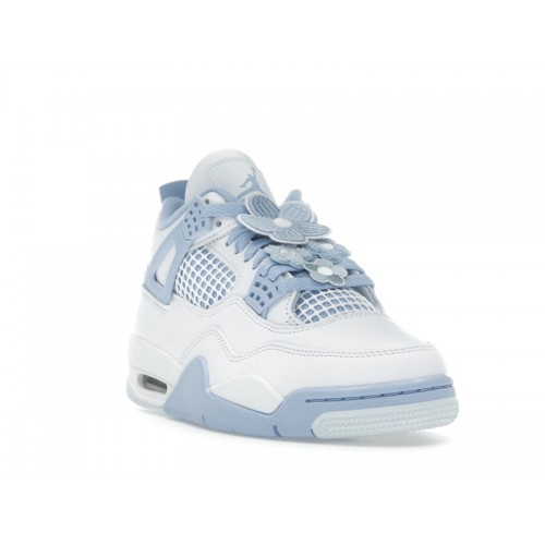 Кроссы Jordan 4 Retro Forget Me Not (W) - женская сетка размеров