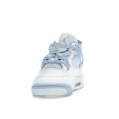 Кроссы Jordan 4 Retro Forget Me Not (W) - женская сетка размеров