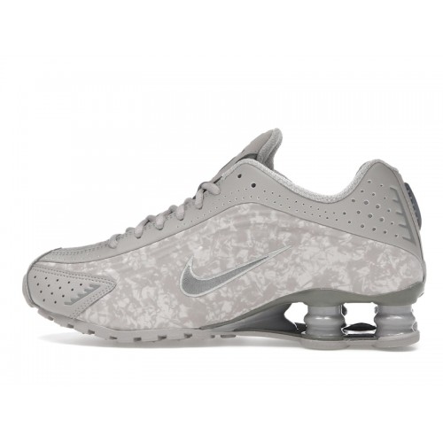 Nike Shox R4 Flat Pewter Floral (W) - женская сетка размеров