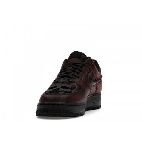 Кроссы Nike Air Force 1 Low Retro QS Halloween Skull - мужская сетка размеров