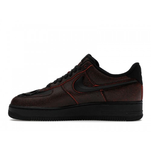 Кроссы Nike Air Force 1 Low Retro QS Halloween Skull - мужская сетка размеров