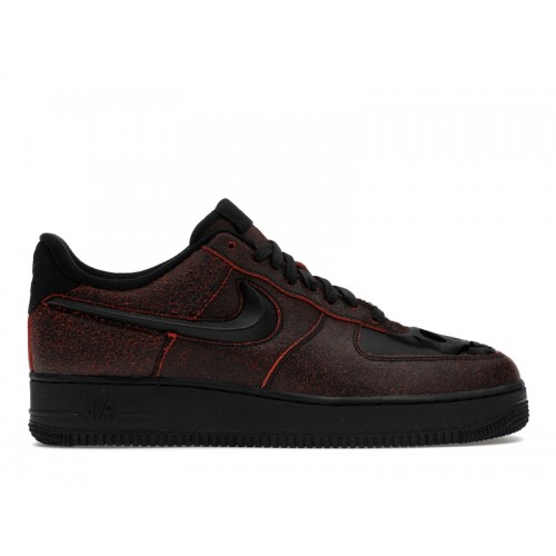 Кроссы Nike Air Force 1 Low Retro QS Halloween Skull - мужская сетка размеров