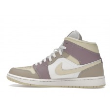 Женские Jordan 1 Mid Light Orewood Brown Taupe Grey (W)
