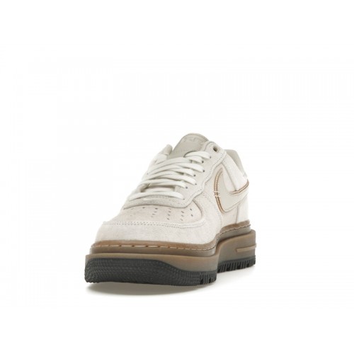Nike Air Force 1 Low Luxe Light Orewood Brown Gum - мужская сетка размеров