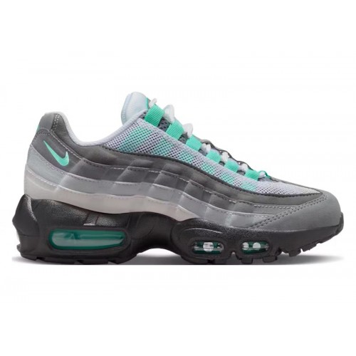 Nike Air Max 95 GS Hyper Turquoise - подростковая сетка размеров