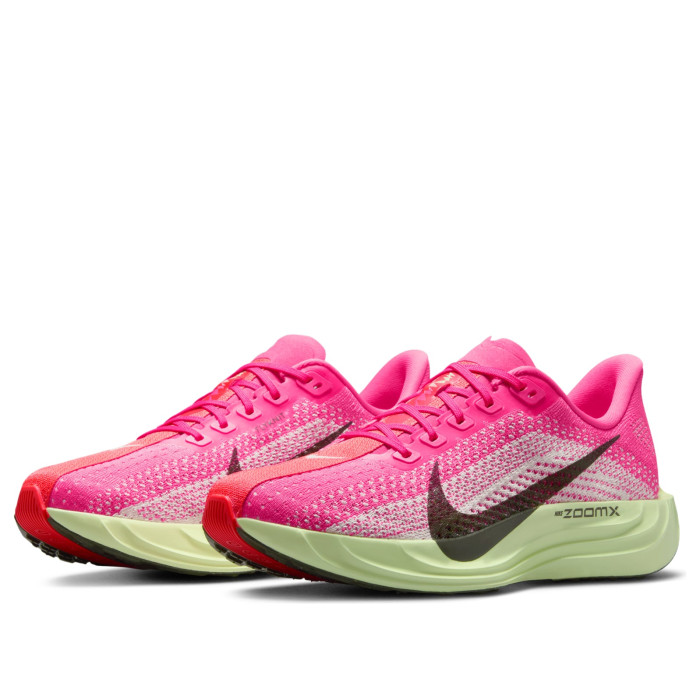 Nike Pegasus Plus Hyper Pink Bright Crimson Barely Volt Sequoia (W) - женская сетка размеров Nike Pegasus Plus Hyper Pink Bright Crimson Barely Volt Sequoia (W) - женская сетка размеров