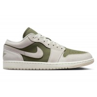 Кроссовки Jordan 1 Low SE Medium Olive Sail