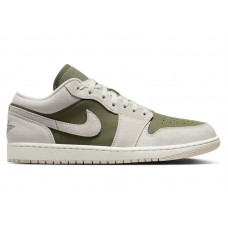 Кроссовки Jordan 1 Low SE Medium Olive Sail