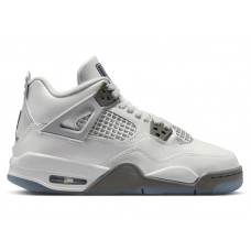 Подростковые Jordan 4 Retro Photon Dust Blue Chill (GS)