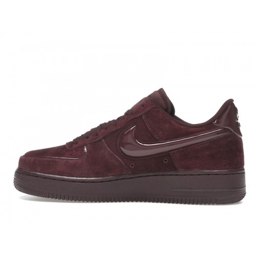 Nike Air Force 1 Low 07 Burgundy Crush (W) - женская сетка размеров