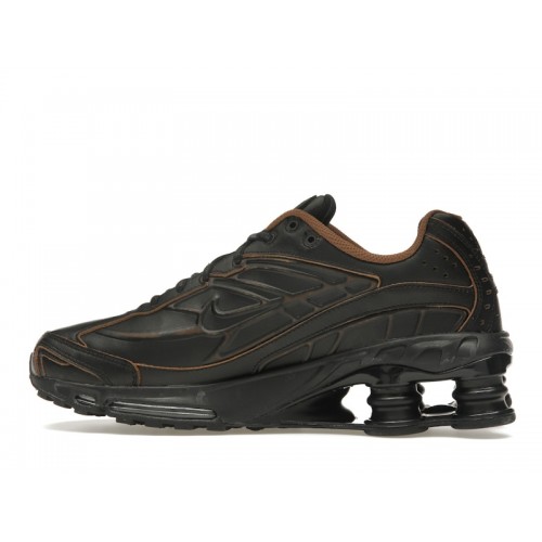 Кроссы Nike Shox Ride 2 Black Light British Tan - мужская сетка размеров