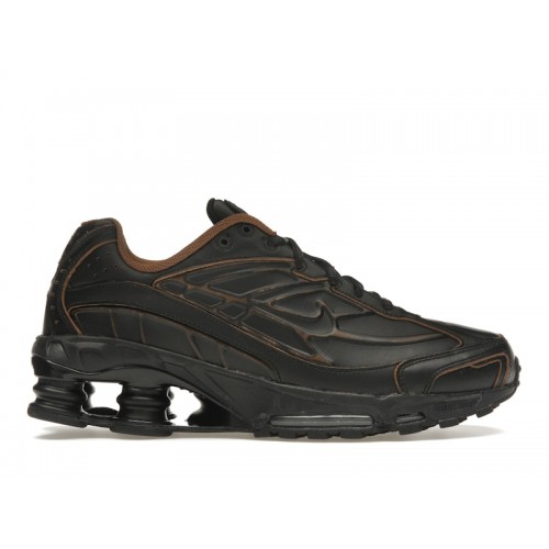 Кроссы Nike Shox Ride 2 Black Light British Tan - мужская сетка размеров