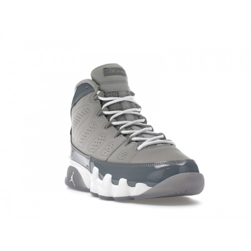 Кроссы Jordan 9 Retro Cool Grey (2025) (GS) - подростковая сетка размеров