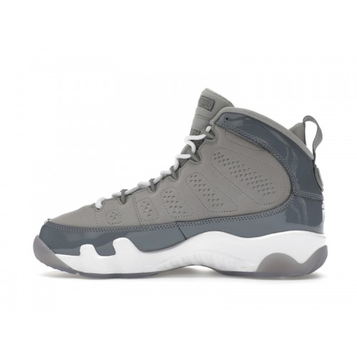 Кроссы Jordan 9 Retro Cool Grey (2025) (GS) - подростковая сетка размеров