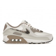 Женские кроссовки Nike Air Max 90 Light Pink Snakeskin (W)