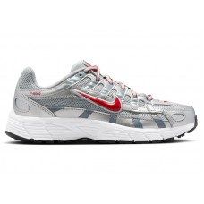 Подростковые Nike P-6000 Metallic Silver Gym Red (GS)