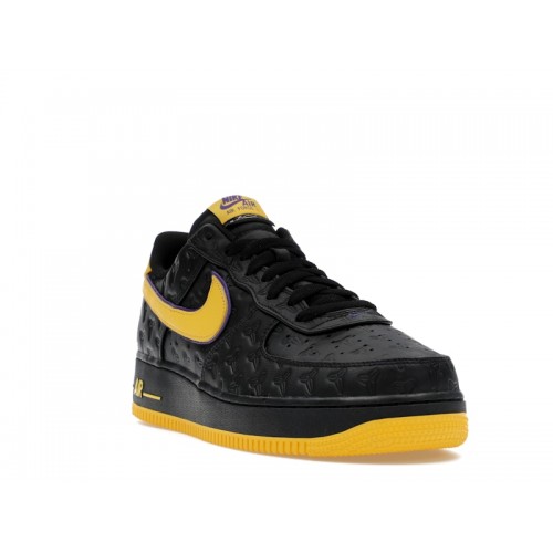 Kobe Bryant x Nike Air Force 1 Low Lakers Away Numbered - мужская сетка размеров
