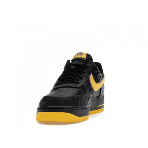 Kobe Bryant x Nike Air Force 1 Low Lakers Away Numbered - мужская сетка размеров