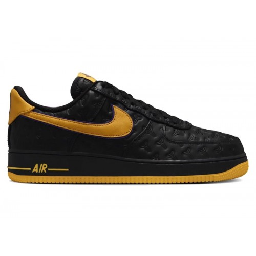 Кроссы Nike Air Force 1 Low Kobe Bryant Lakers Away (Numbered Edition of 8000) - мужская сетка размеров