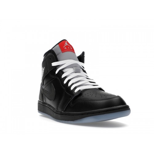 Air Jordan 1 Mid SE Black Metallic Reimagined - мужская сетка размеров