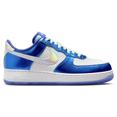Кроссы Nike Air Force 1 07 LV8 Light Photo Blue Photon Dust Racer Blue Multi-Color - мужская сетка размеров