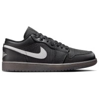 Кроссовки Jordan 1 Low Black White Dark Smoke Grey