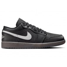 Кроссовки Jordan 1 Low Black White Dark Smoke Grey