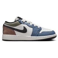 Подростковые Jordan 1 Low Diffused Blue Jade Horizon (GS)