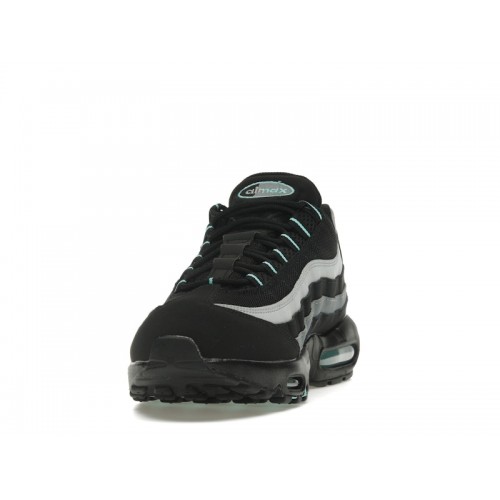 Nike Air Max 95 Black Aurora Green - мужская сетка размеров