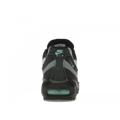 Nike Air Max 95 Black Aurora Green - мужская сетка размеров