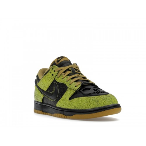 Кроссы Nike Dunk Low Retro QS Halloween Skull - мужская сетка размеров